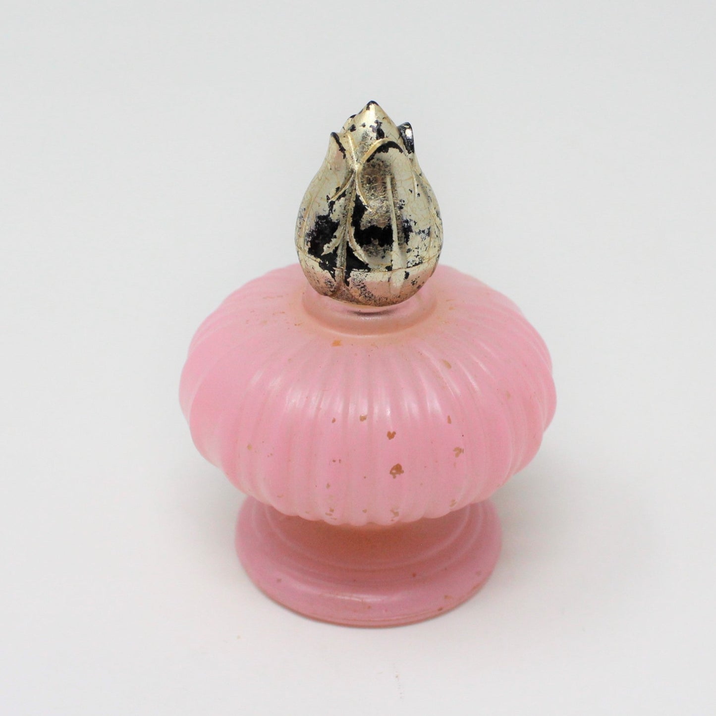 Perfume Jar Set, Avon Pink Glass Elusive Jars, Empty, Set of 2, Vintage