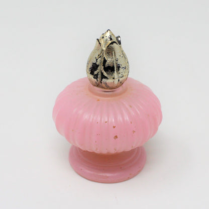 Perfume Jar Set, Avon Pink Glass Elusive Jars, Empty, Set of 2, Vintage