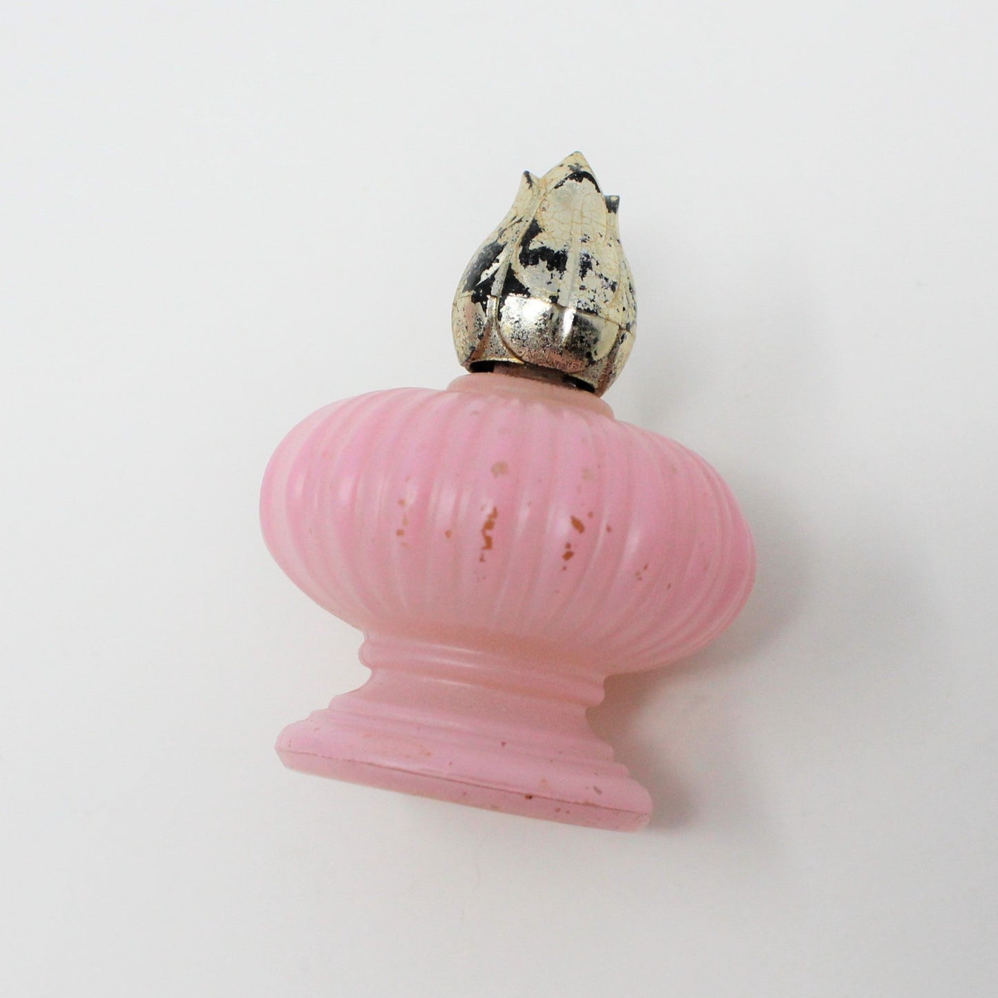 Perfume Jar Set, Avon Pink Glass Elusive Jars, Empty, Set of 2, Vintage