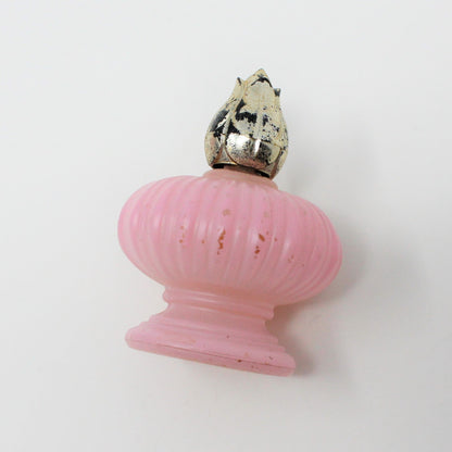 Perfume Jar Set, Avon Pink Glass Elusive Jars, Empty, Set of 2, Vintage