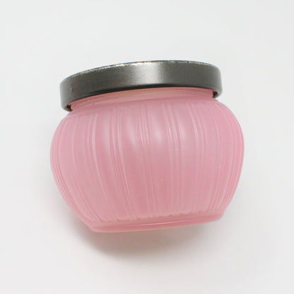 Perfume Jar Set, Avon Pink Glass Elusive Jars, Empty, Set of 2, Vintage