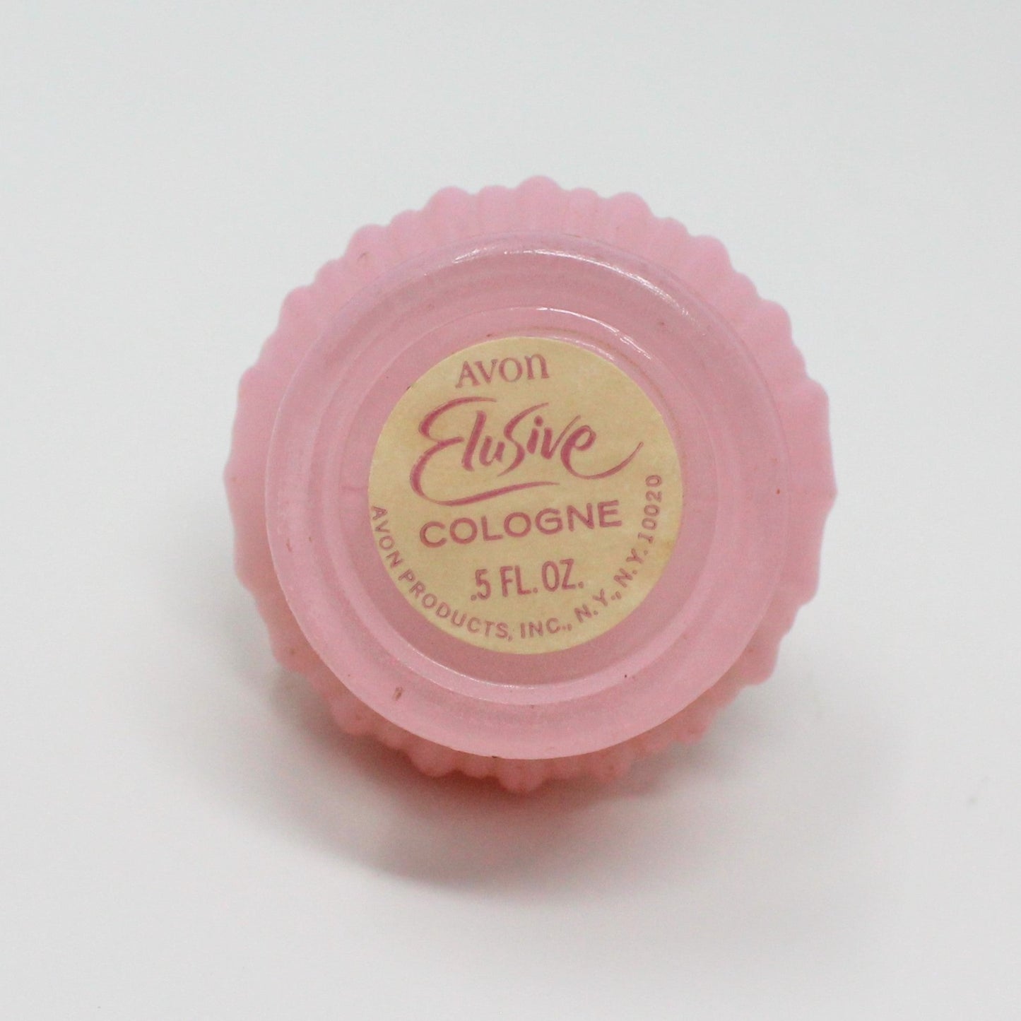 Perfume Jar Set, Avon Pink Glass Elusive Jars, Empty, Set of 2, Vintage