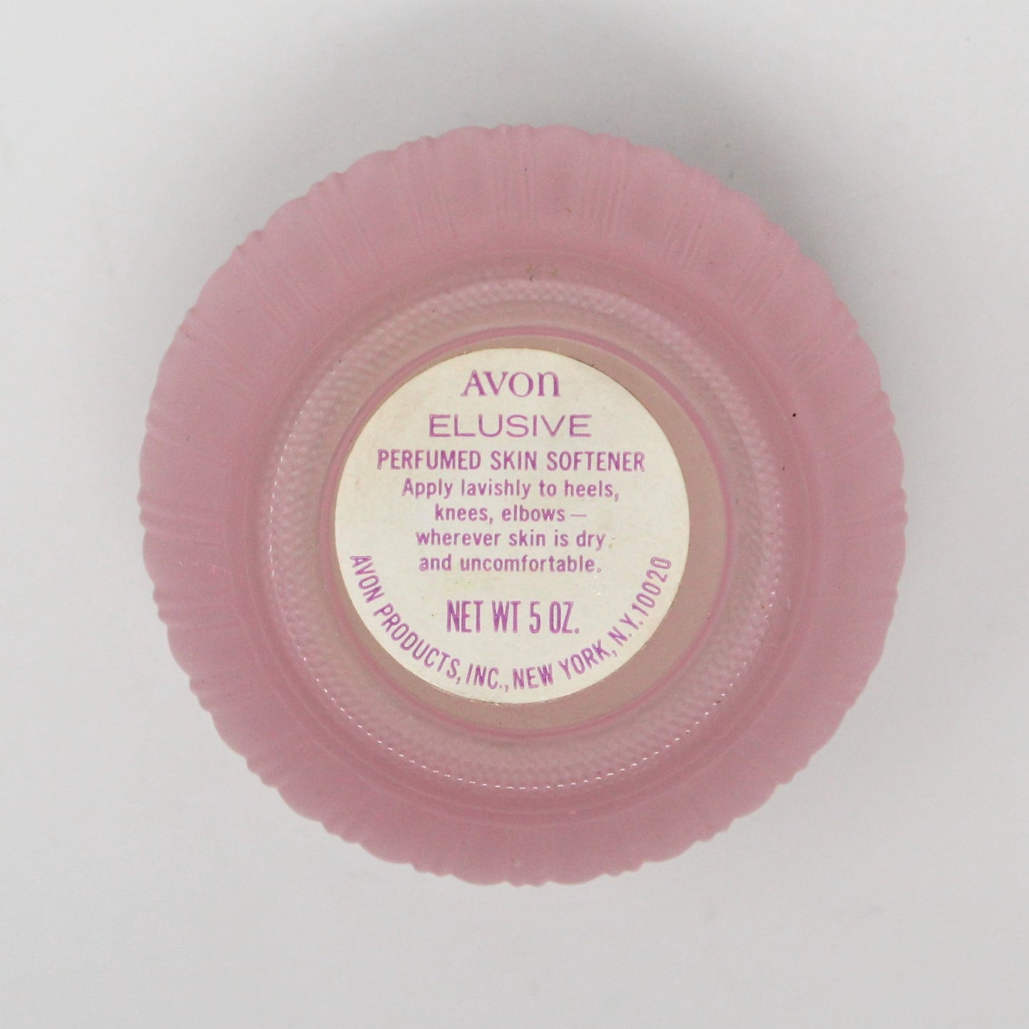 Perfume Jar Set, Avon Pink Glass Elusive Jars, Empty, Set of 2, Vintage
