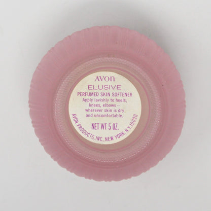 Perfume Jar Set, Avon Pink Glass Elusive Jars, Empty, Set of 2, Vintage