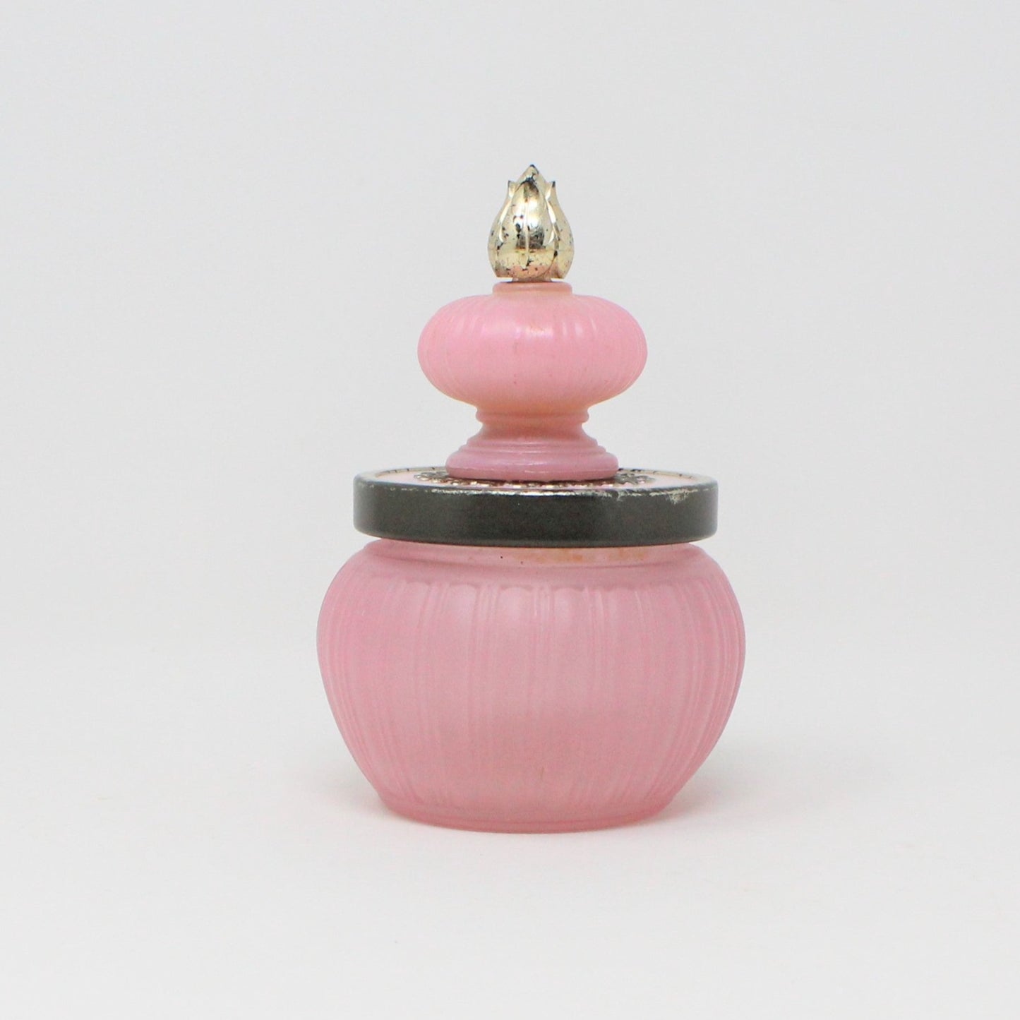 Perfume Jar Set, Avon Pink Glass Elusive Jars, Empty, Set of 2, Vintage