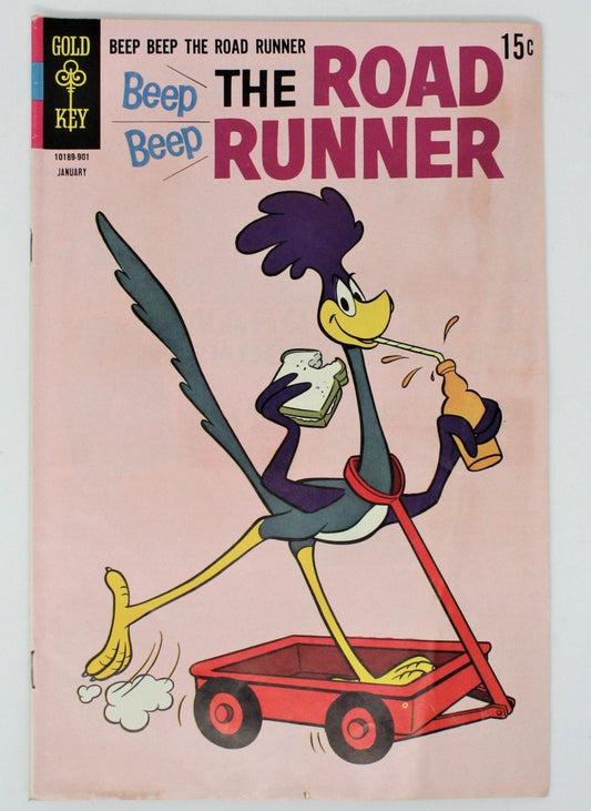 Comic Book, Gold Key, The Road Runner #10, Vintage 1969