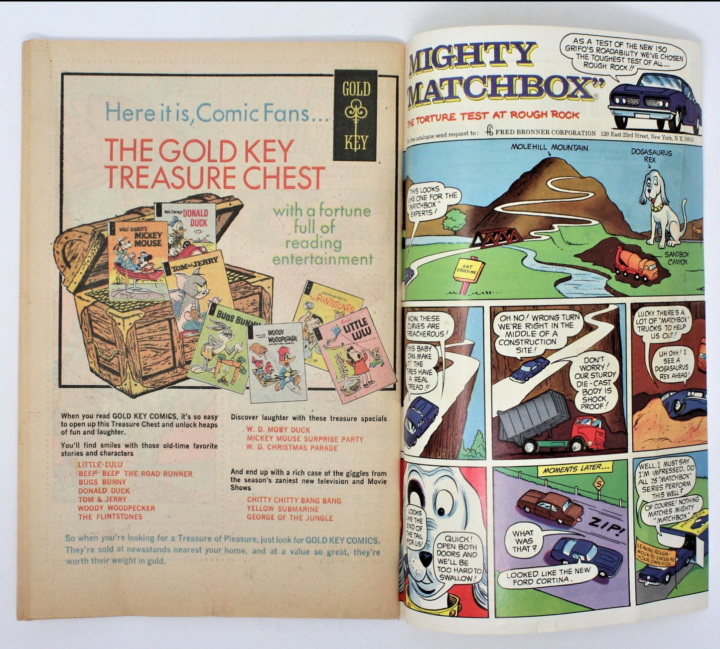 Comic Book, Gold Key, The Road Runner #10, Vintage 1969