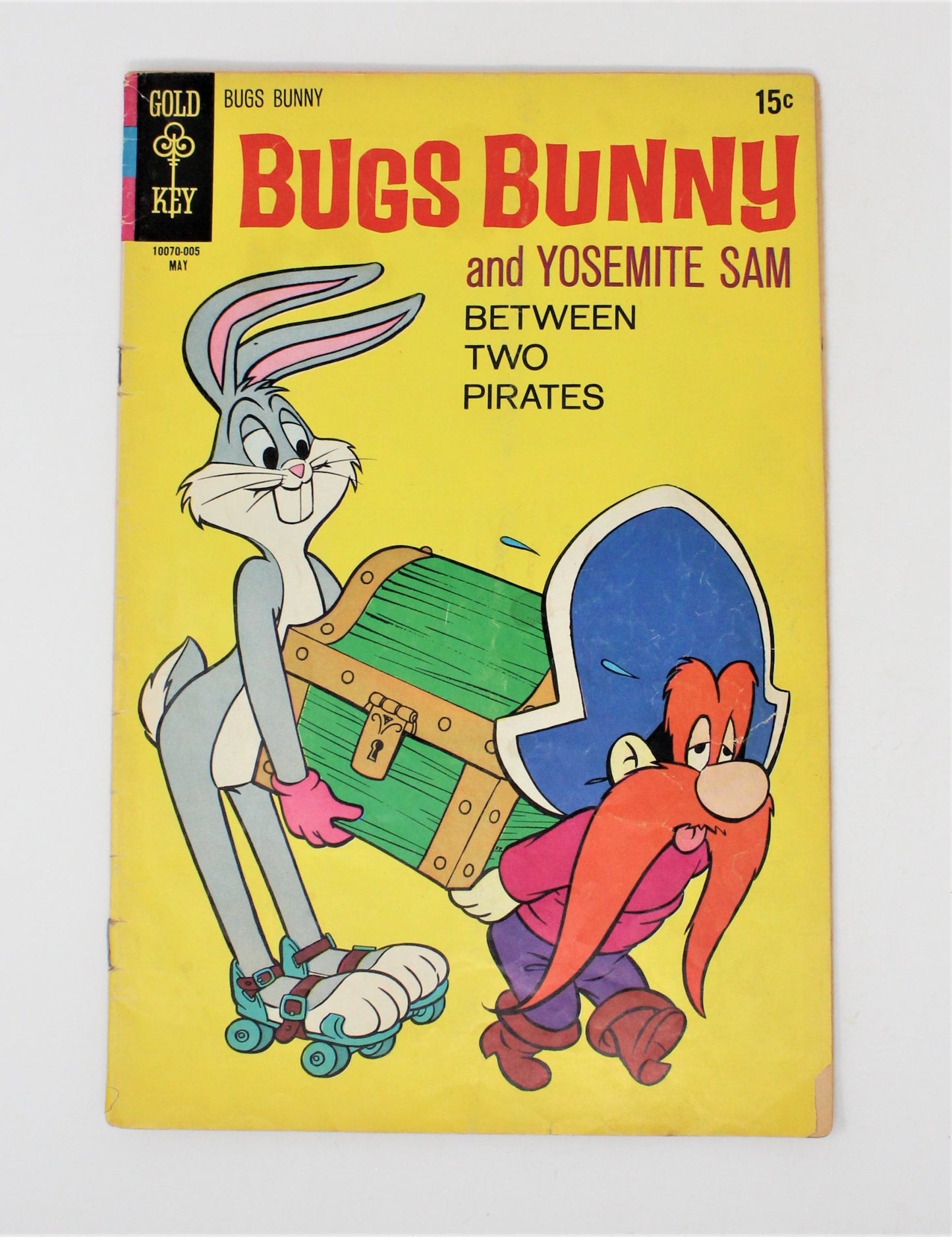 Comic Book, Gold Key, Bugs Bunny & Yosemite Sam #129, Vintage 1970