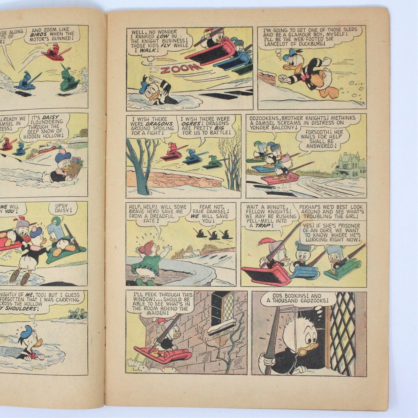 Comic Book, Dell, Walt Disney's Comics, Donald Duck #233, Vintage 1960