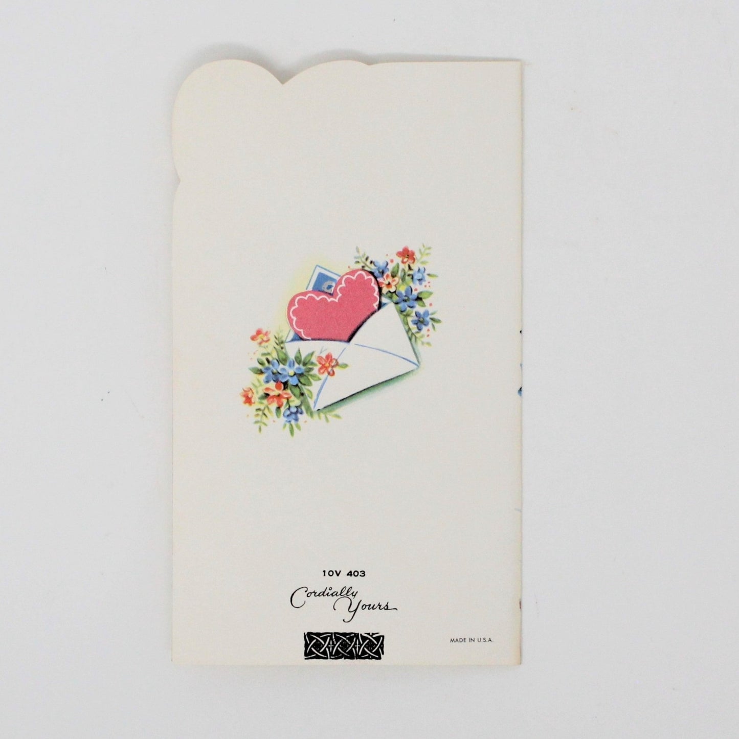 Greeting Card / Valentine's Day Card, Boy & Girl on Scooter / Vespa, Vintage