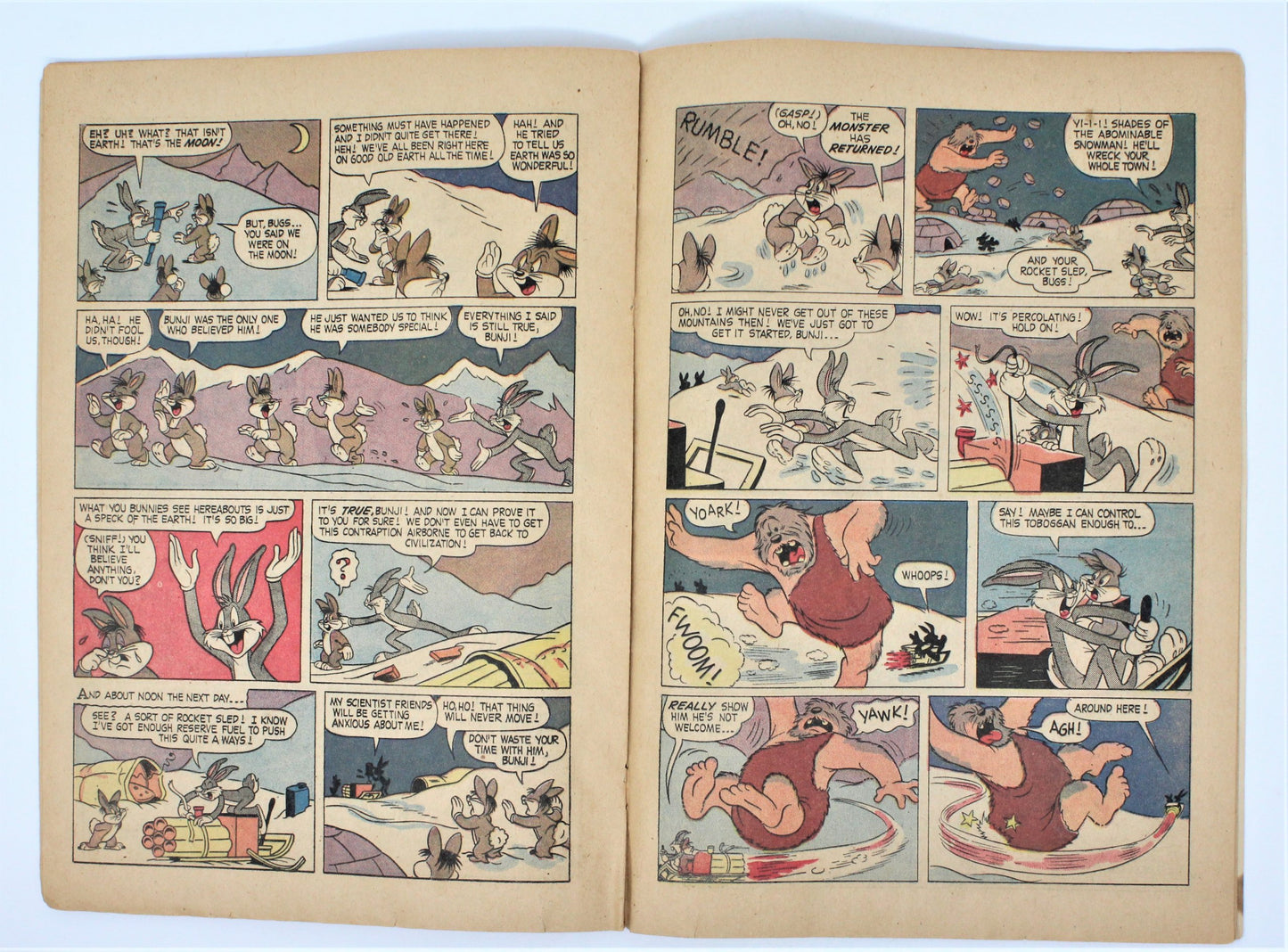 Comic Book, Dell, Bugs Bunny Comic Album #10, Vintage 1960