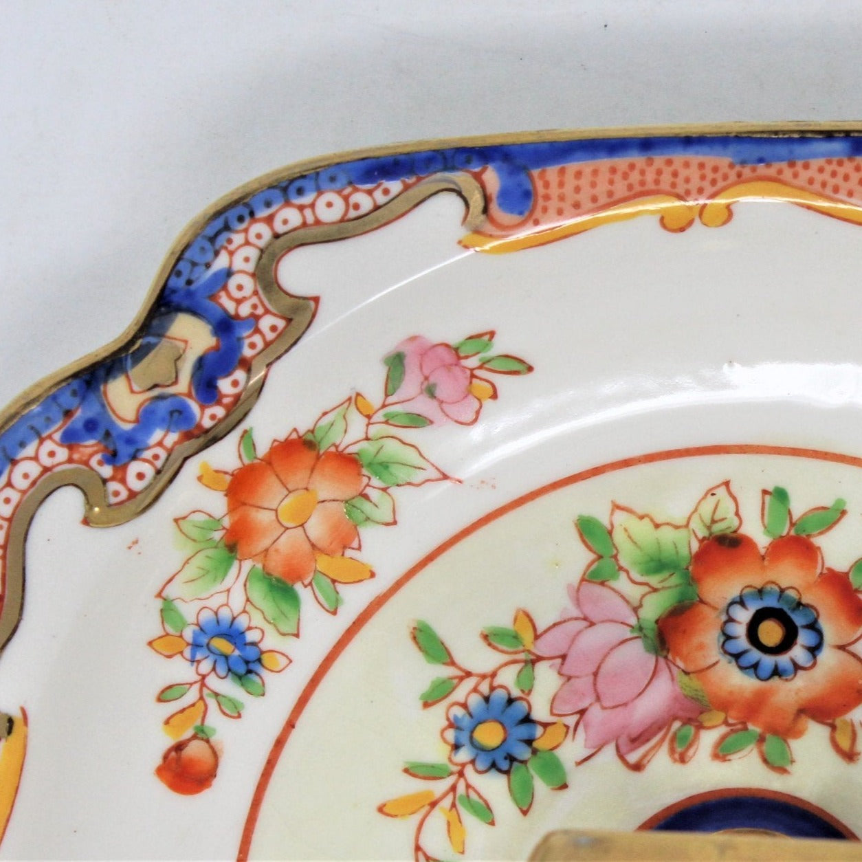 Bon Bon / Candy Dish, Moriyama Mori-Machi, Square with Handle, Antique, Japan