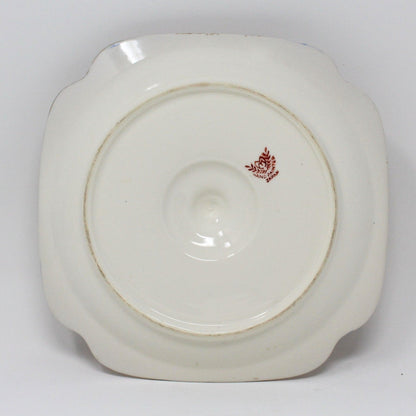Bon Bon / Candy Dish, Moriyama Mori-Machi, Square with Handle, Antique, Japan