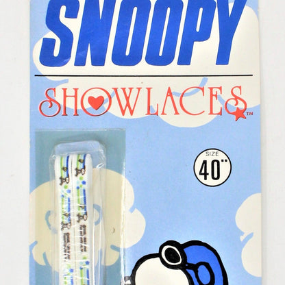 Shoelaces, Snoopy The Lone Beagle, Unopened, NOS, Vintage 1980's