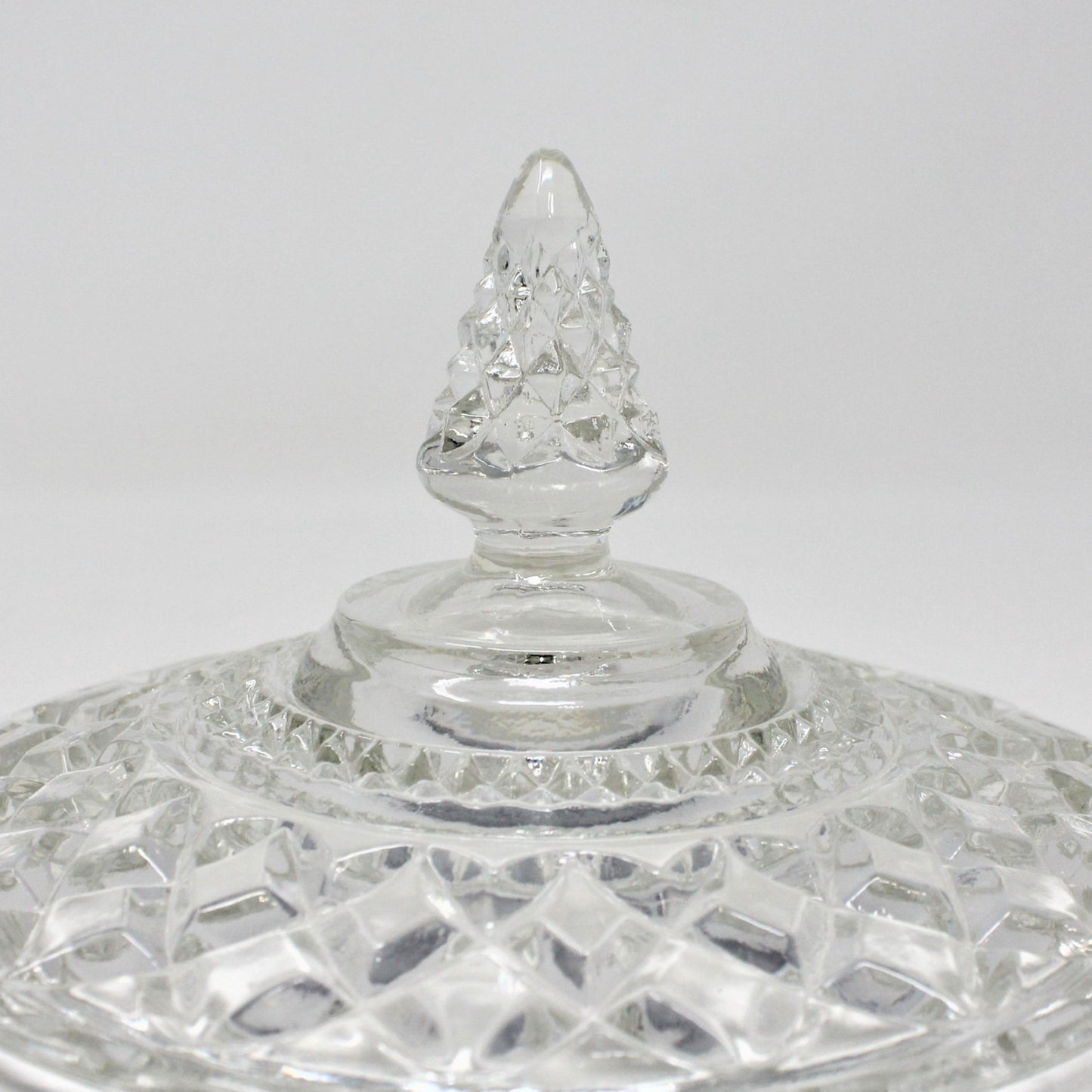 Candy Dish, Pedestal with Lid, Anchor Hocking, Wexford, Vintage