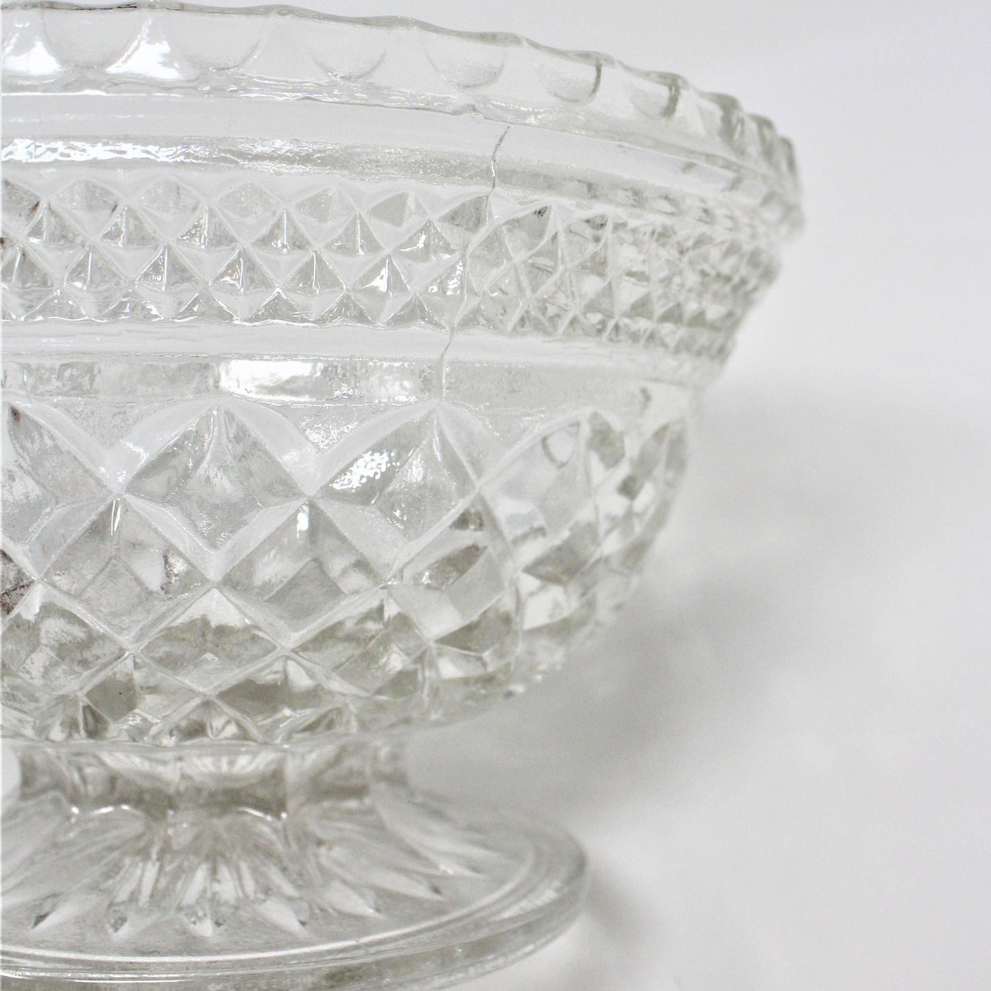 Candy Dish, Pedestal with Lid, Anchor Hocking, Wexford, Vintage