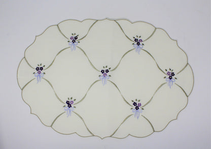 Placemats, Katherine's Collection, Embroidered, Set of 4, Vintage Linens