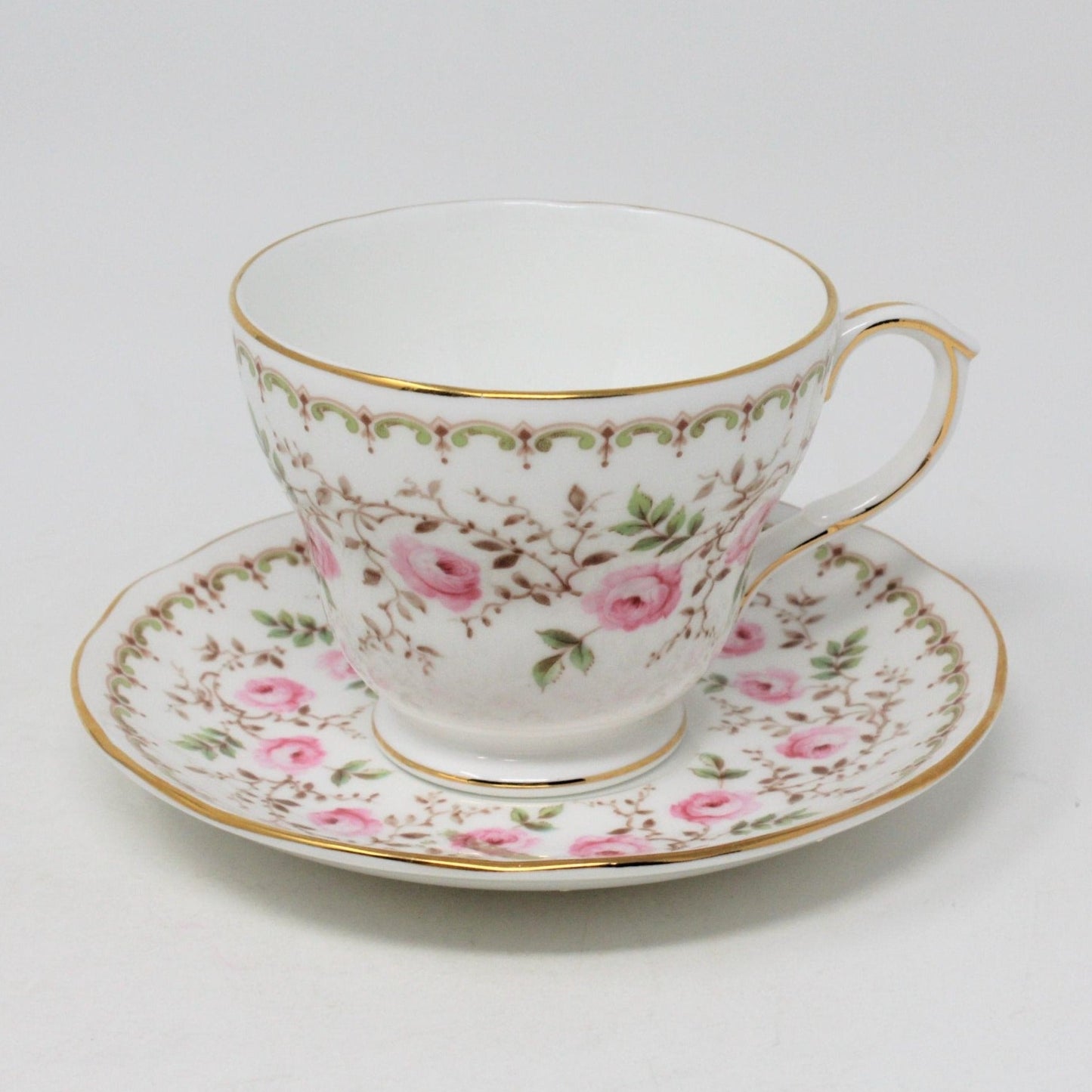 Teacup and Saucer, Duchess China, Fragrance, Bone China, Vintage England