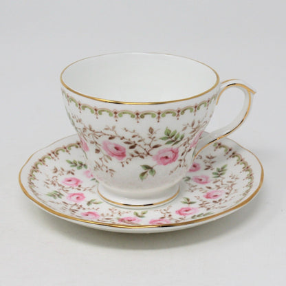 Teacup and Saucer, Duchess China, Fragrance, Bone China, Vintage England