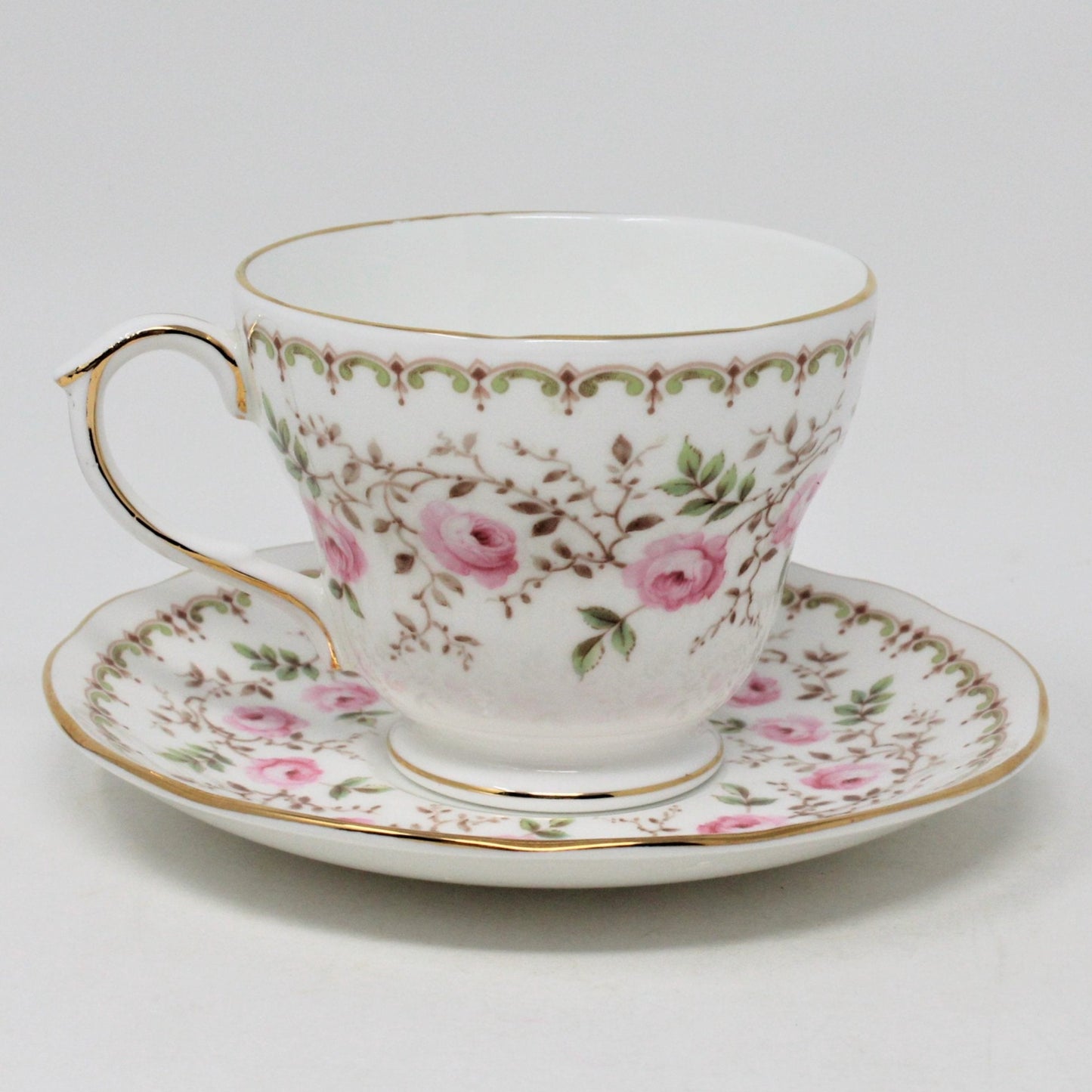 Teacup and Saucer, Duchess China, Fragrance, Bone China, Vintage England