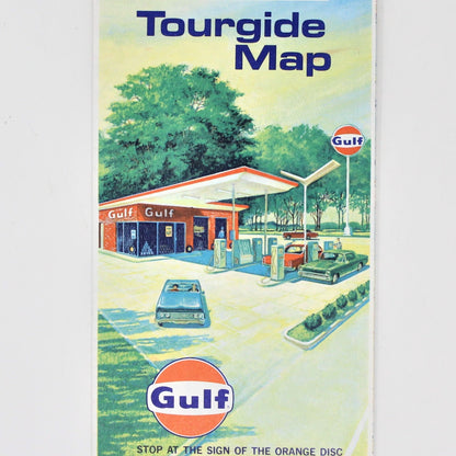Road Map, Gulf Gas, Rand McNally, United States, Vintage 1969, SOLD
