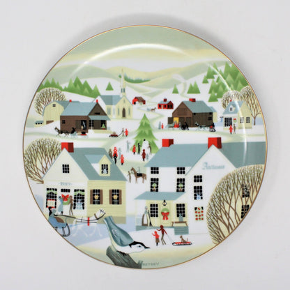 Decorative Plate, Betsey Bates, The Village Antique Shop, Vintage 1986