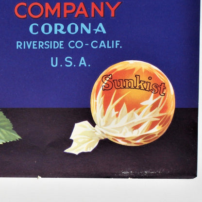 Crate Label, Southland Beauties, Roses, Jameson Co, Riverside, CA, Vintage, 1940's