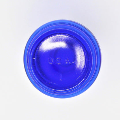 Bud Vase, Cobalt Blue Glass, Beehive, USA