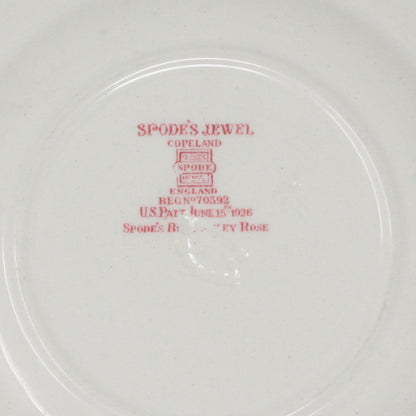 Bread & Butter Plates, Spode Copeland, Billingsley Rose, Vintage