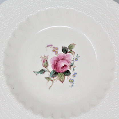 Soup Bowl, Spode Copeland, Billingsley Rose, English Earthenware, Vintage