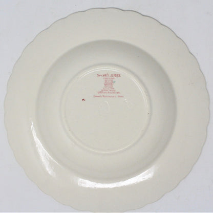 Soup Bowl, Spode Copeland, Billingsley Rose, English Earthenware, Vintage