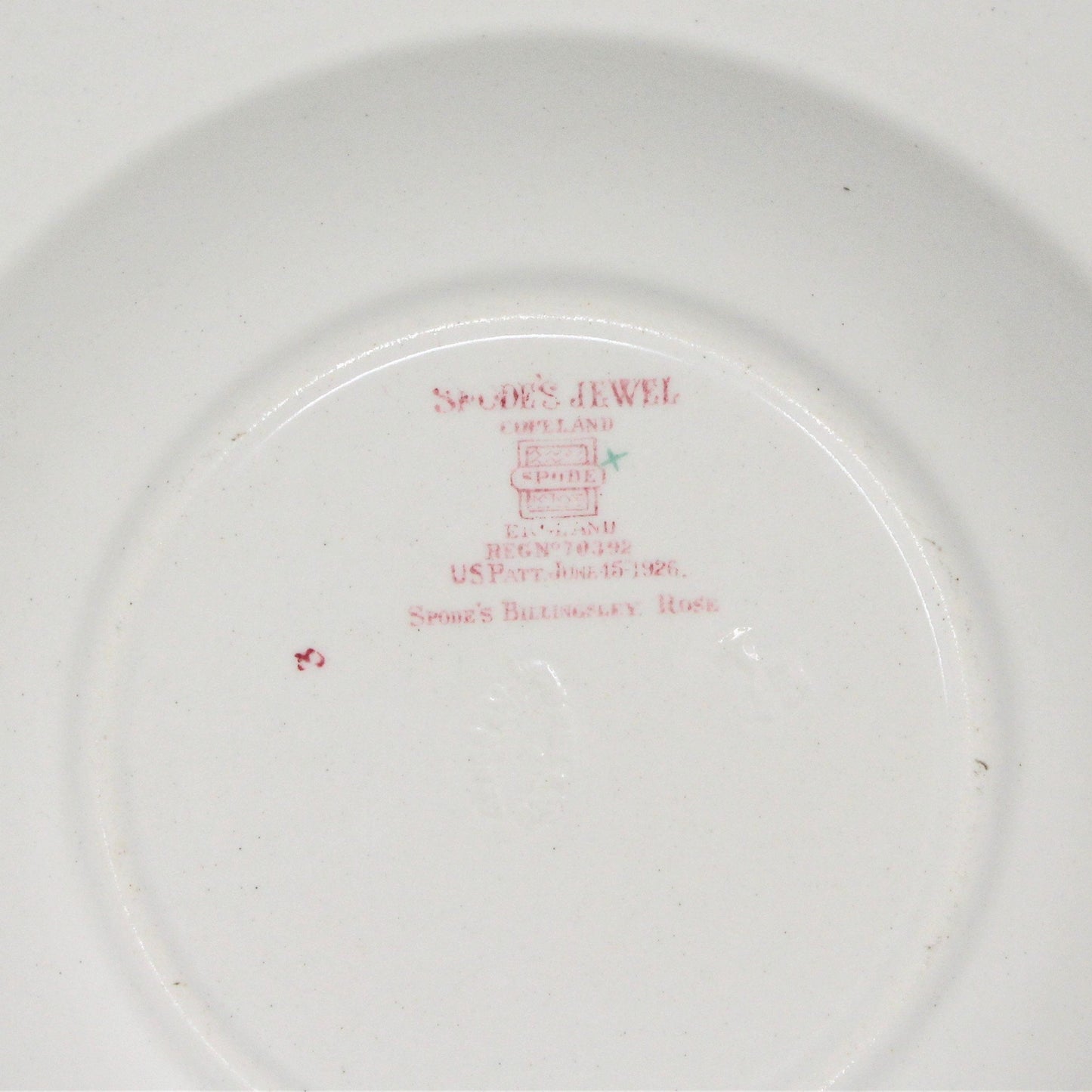 Soup Bowl, Spode Copeland, Billingsley Rose, English Earthenware, Vintage