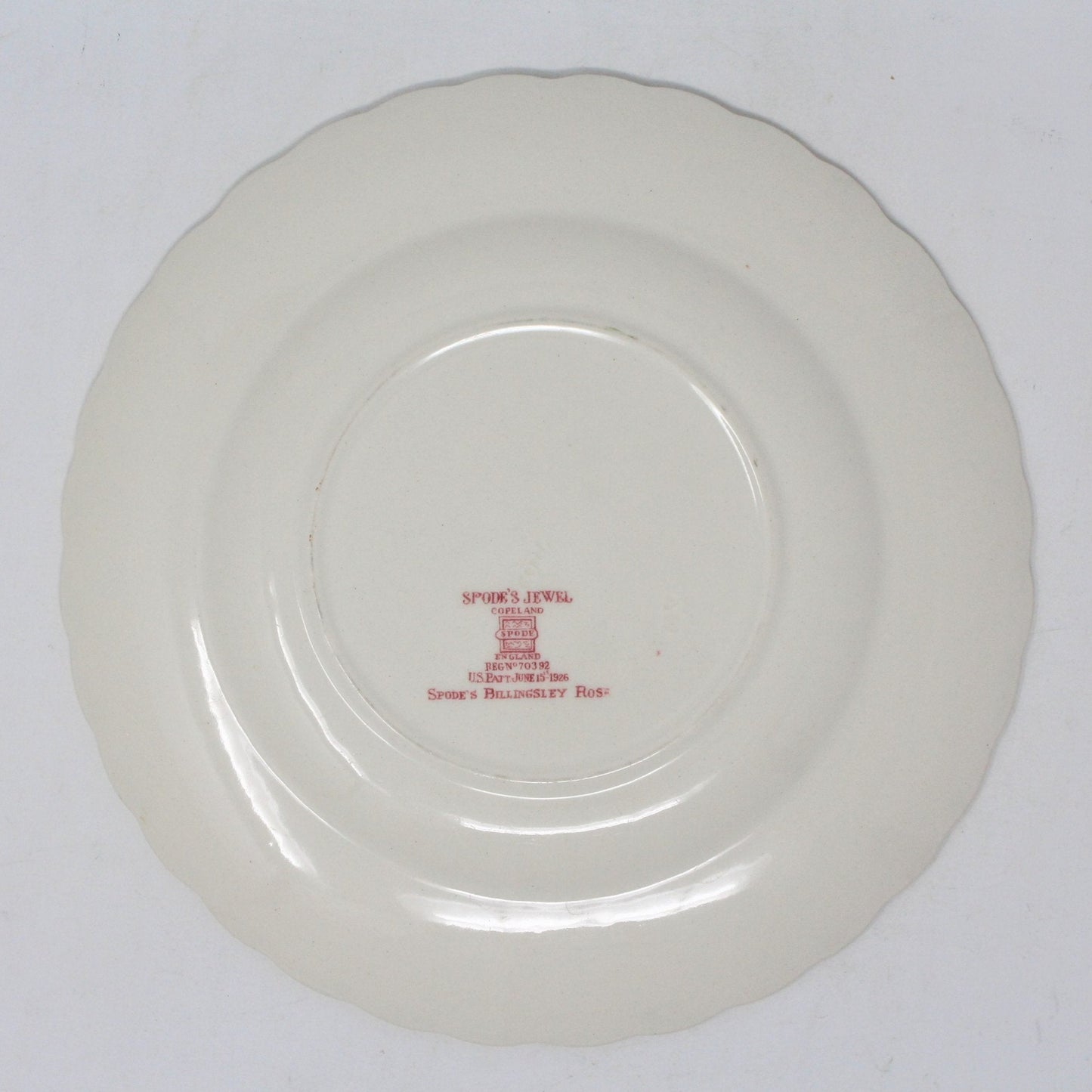 Dessert / Salad Plates, Spode Copeland, Billingsley Rose, Earthenware, English Vintage
