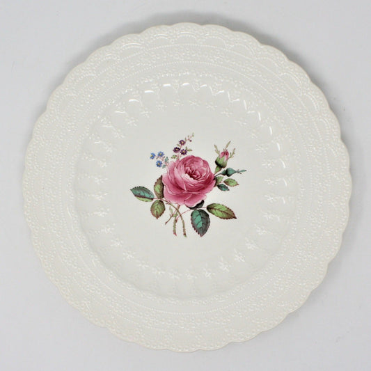 Dinner Plate, Spode Copeland, Billingsley Rose, Earthenware, Vintage 1946