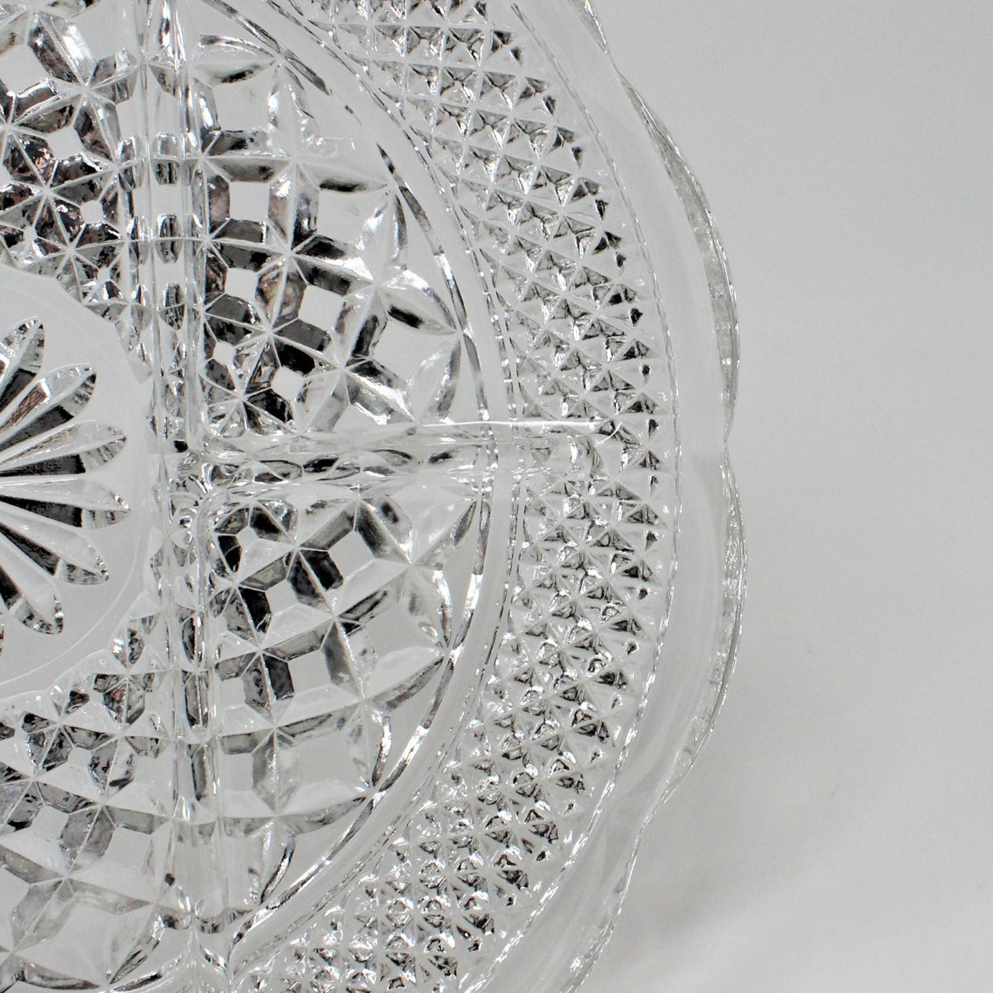 Divided Serving Tray, 5 Part Relish Dish, Anchor Hocking, Wexford, Serving Dish, Vintage