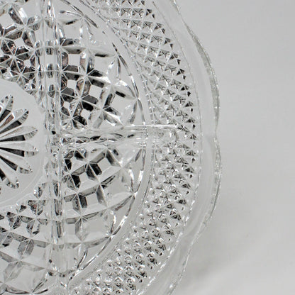 Divided Serving Tray, 5 Part Relish Dish, Anchor Hocking, Wexford, Serving Dish, Vintage