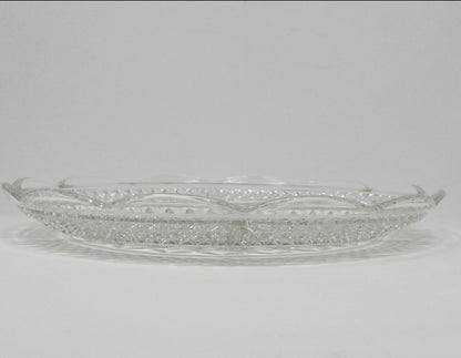 Divided Serving Tray, 5 Part Relish Dish, Anchor Hocking, Wexford, Serving Dish, Vintage