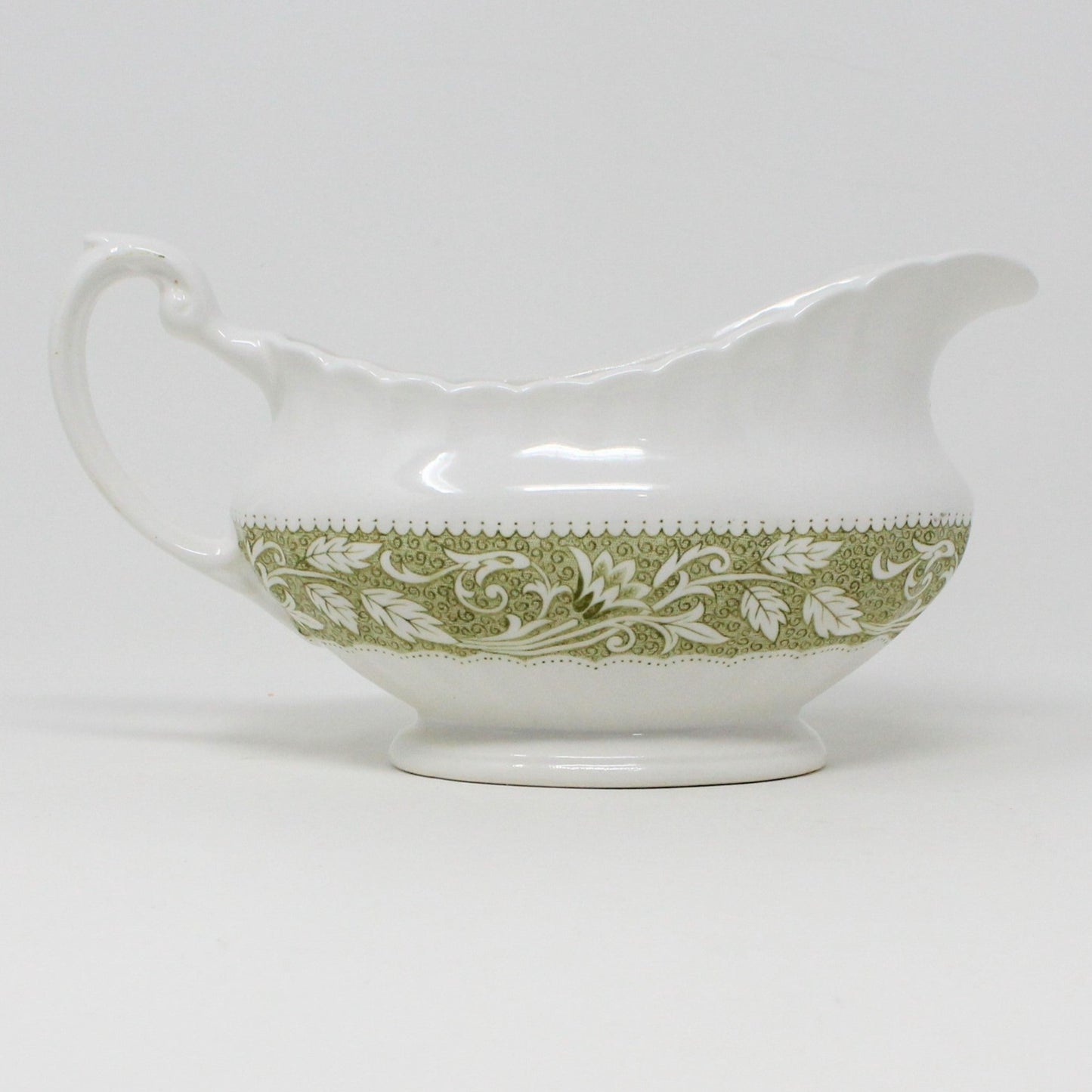 Gravy Boat / Saucière, J&G Meakin, Lucerne Green, Ironstone, Vintage