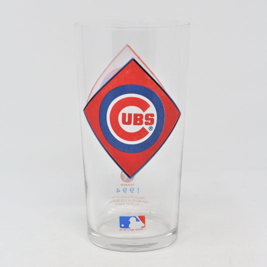 Beer Glass, Chicago Cubs Logo, Texaco MLB All Star Collectible 1994, SOLD