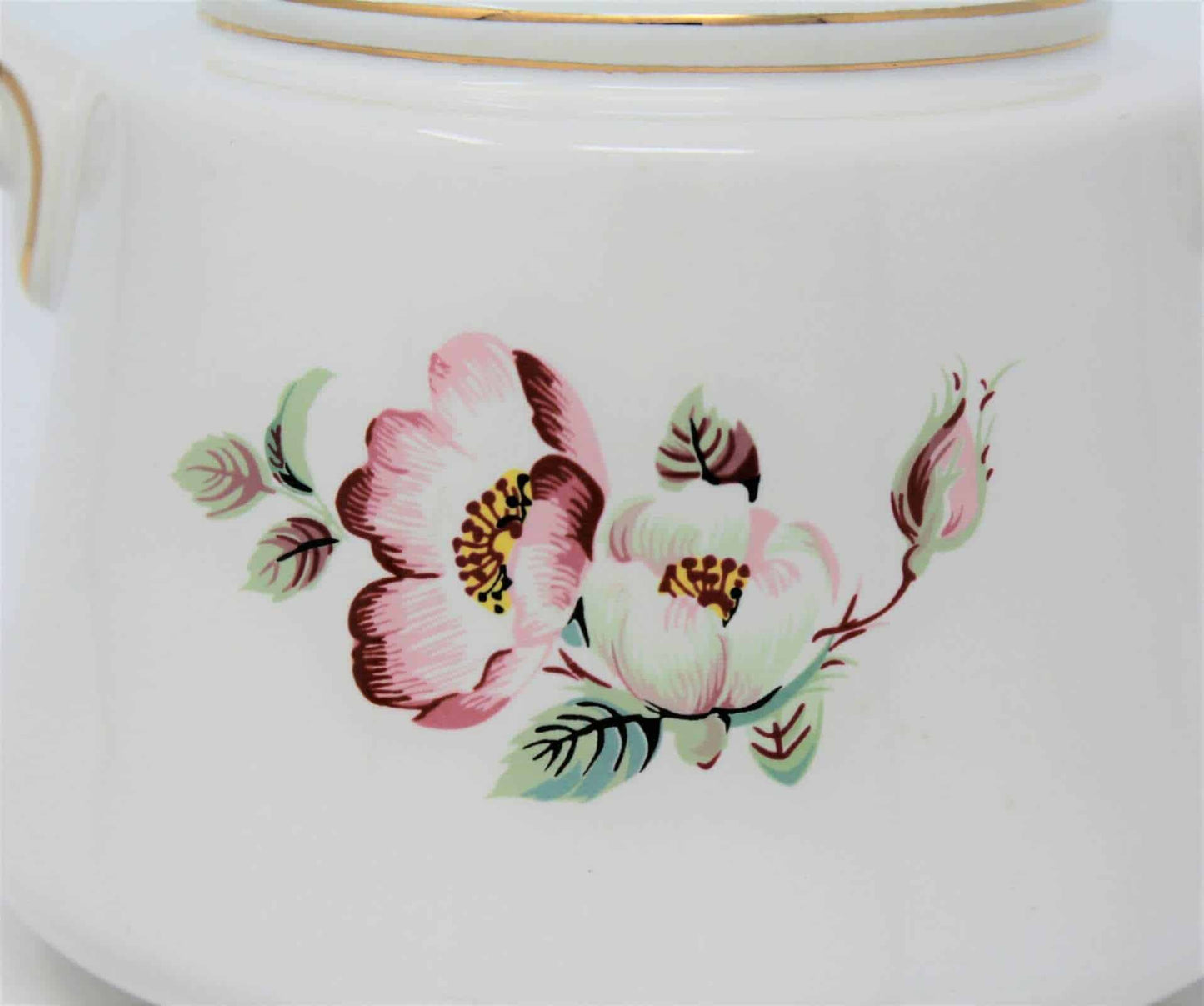 Canister, House of Webster, Briar Rose / Dogwood, Ceramic, Vintage