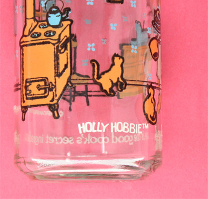 Salt and Pepper Shakers, American Greetings, Holly Hobbie, Glass, Vintage