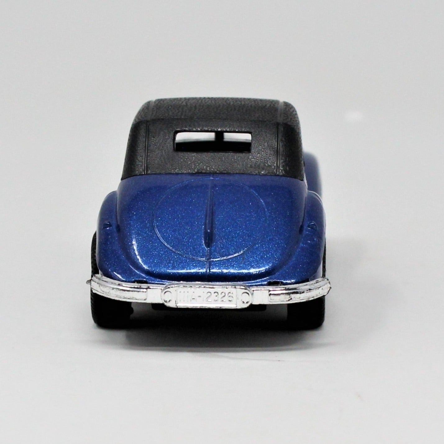 Car, Die Cast Toy, Yatming, Mercedes Cabriolet 540K Blue, Vintage