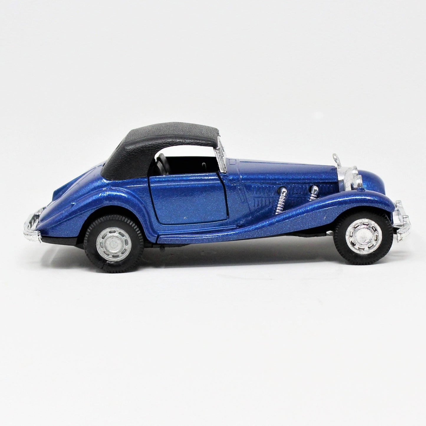 Car, Die Cast Toy, Yatming, Mercedes Cabriolet 540K Blue, Vintage