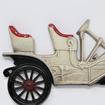 Art, Midwest, Antique Cars, Cast Metal Plaques Wall Decor, Set of 3, Vintage