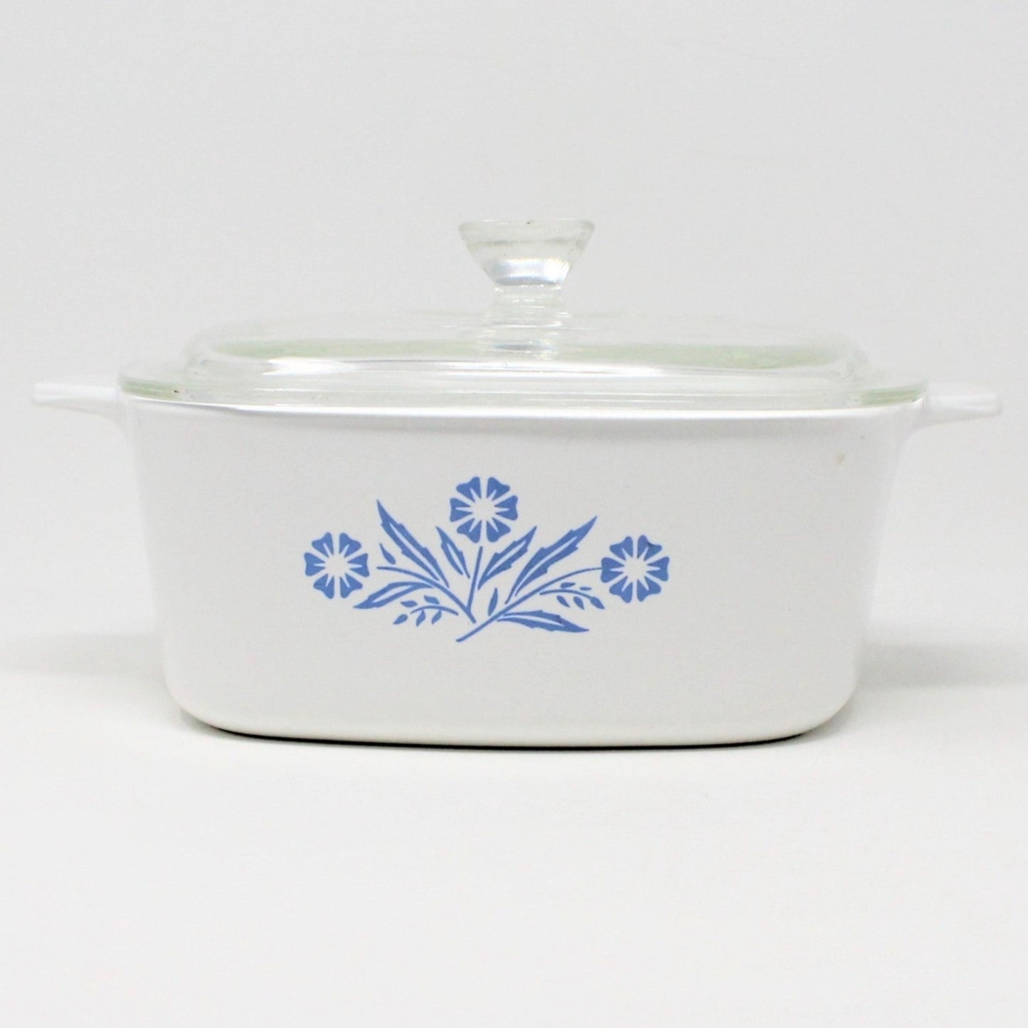 Blue Cornflower Litre Corningware Casserole Dish Casserole W/Lid