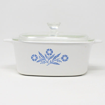 Casserole w/Lid, Corning, Cornflower Blue, 1.5 QT, Vintage, SOLD