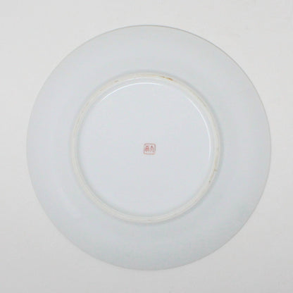 Bread & Butter Plates, Kutani, Japanese Waterwheel /Mt Fuji, Hand Painted , Set of 6, Vintage