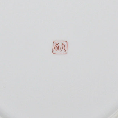 Bread & Butter Plates, Kutani, Japanese Waterwheel /Mt Fuji, Hand Painted , Set of 6, Vintage