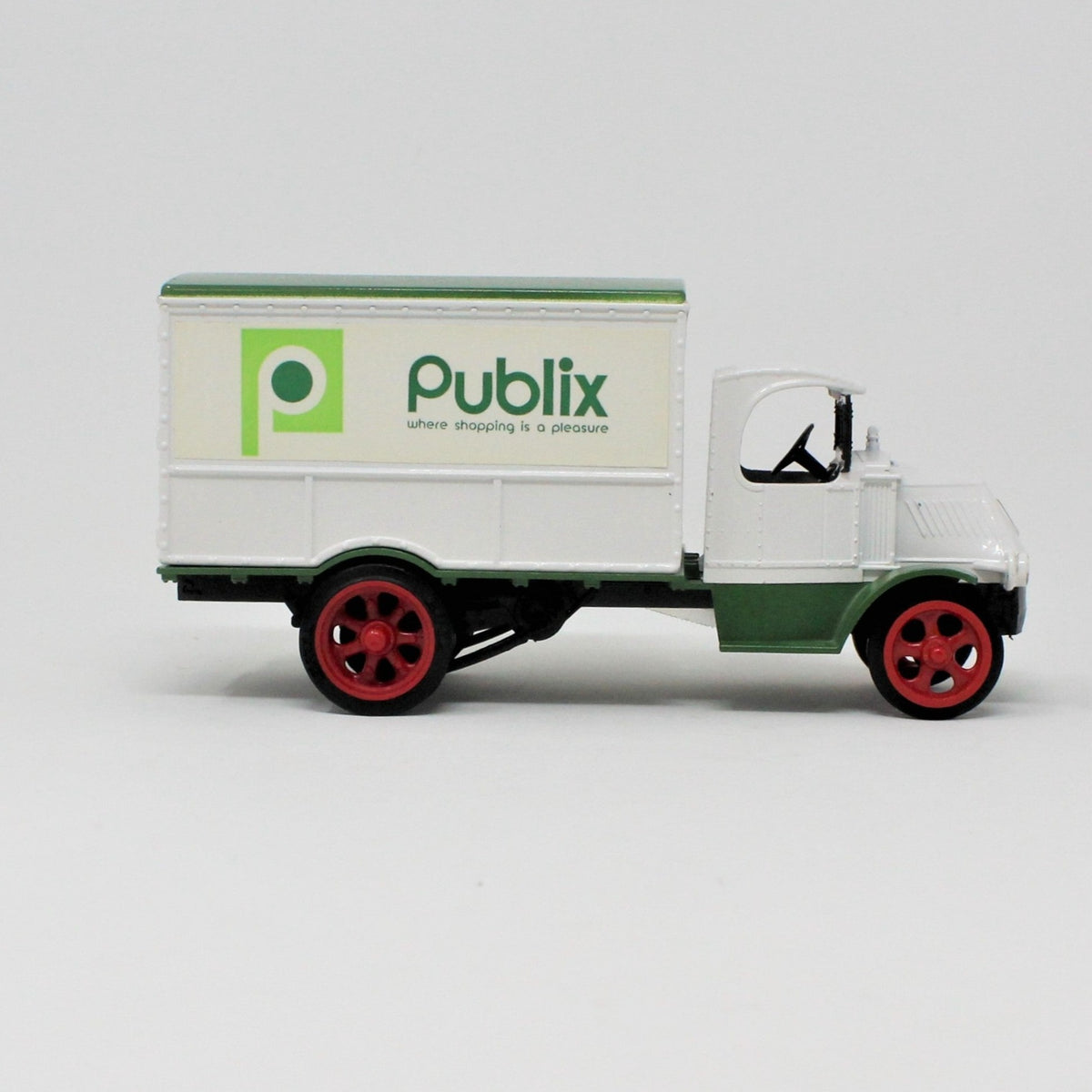 Coin Bank: ERTL Publix 1926 Mac Bull Dog Truck #22040, with Key, Korea, Vintage 1989 - SOLD