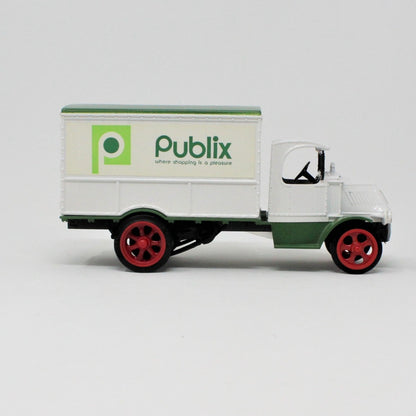 Coin Bank: ERTL Publix 1926 Mac Bull Dog Truck #22040, with Key, Korea, Vintage 1989 - SOLD